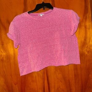 Freshman Light Red Cropped T-Shirt Size 0X